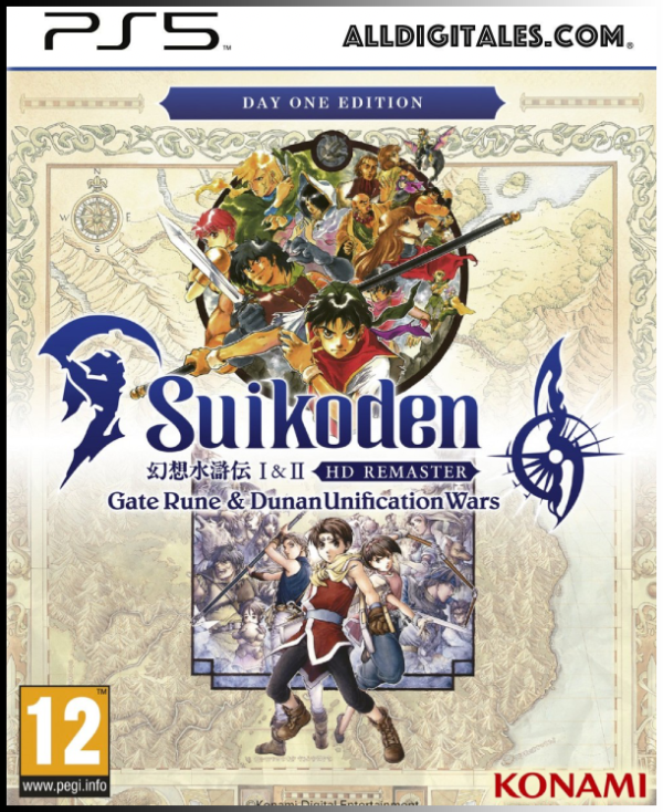 Suikoden I&II HD Remaster Gate Rune and Dunan Unification Wars PS4 & PS5