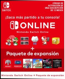 Nintendo Switch Online 12-Month Family Membership + Expansion Pack – Switch & Switch 2